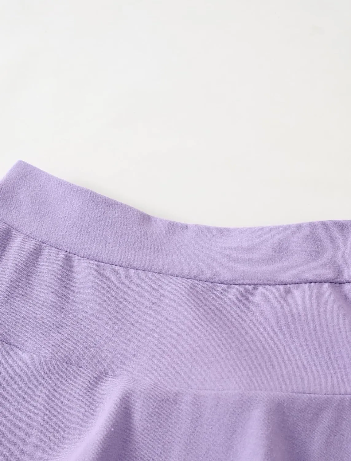 2 Pack Girls Skirts Elastic Flared Plain Tennis Skater Skirts with Built-in Shorts Kids Active Flowy Skorts