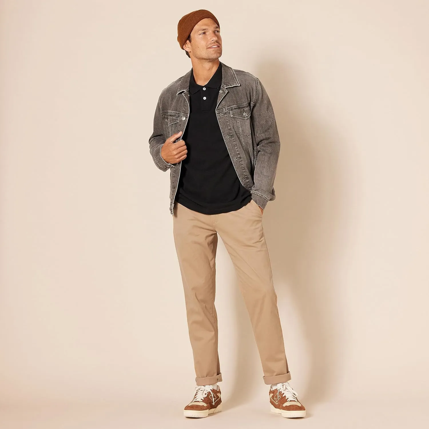 Amazon Essentials Men's Athletic-Fit Casual Stretch Chino Pant (Available in Big & Tall)