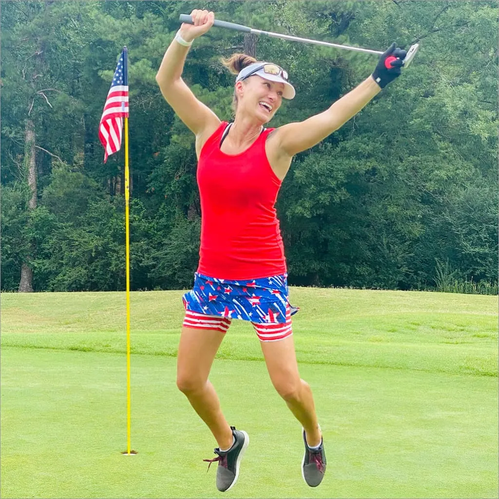AMERICA PRINT SKORT