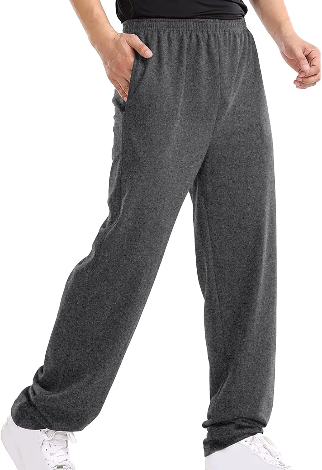 Cargo Trousers for Men Sweatpants for Men Fashion Men's Sport Color Bandage Casual Loose Sweatpants Drawstring Pant