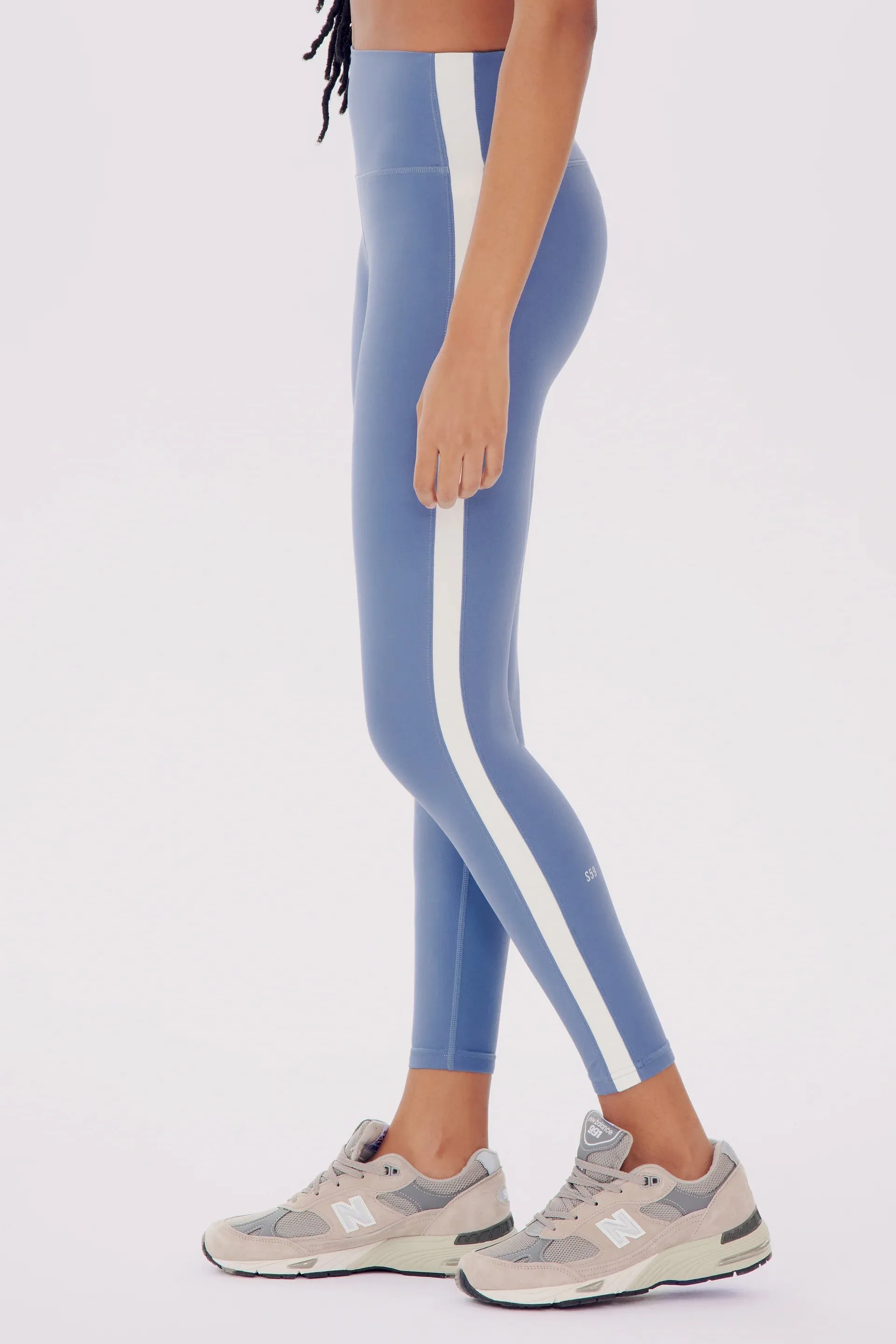 Clare High Waist Rigor in Steel Blue