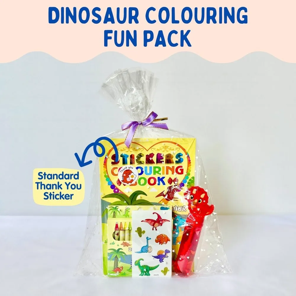 Dinosaur Colouring Fun Goodie Bag