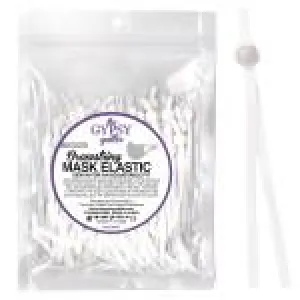 Drawstring Mask Elastic White 60ct