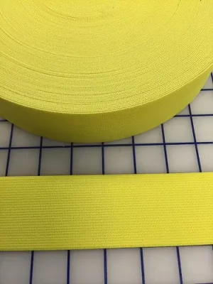 Elastic 2 inch Bright Yellow Elastic