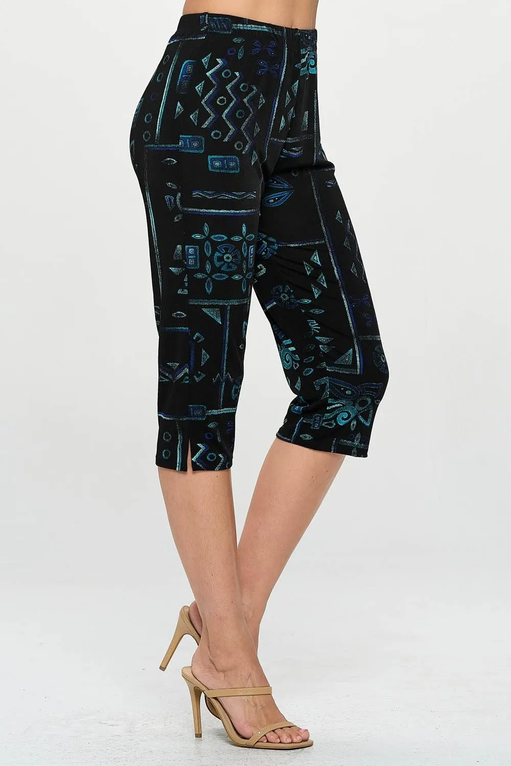 Jostar Two-Piece Short Sleeve Top & Capri Pant Set-9003BN-SRP1