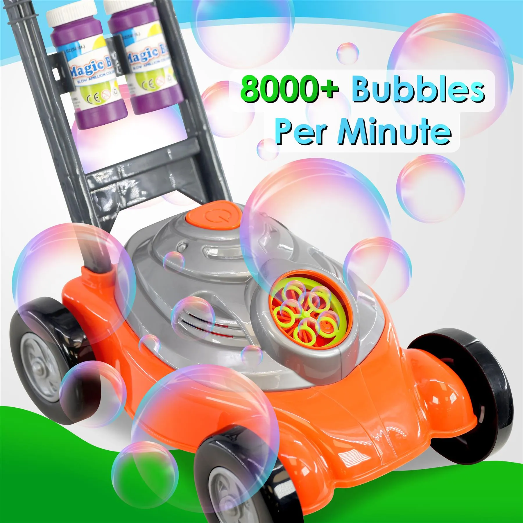 Kids Bubble Mower Bubble Blowing Toy