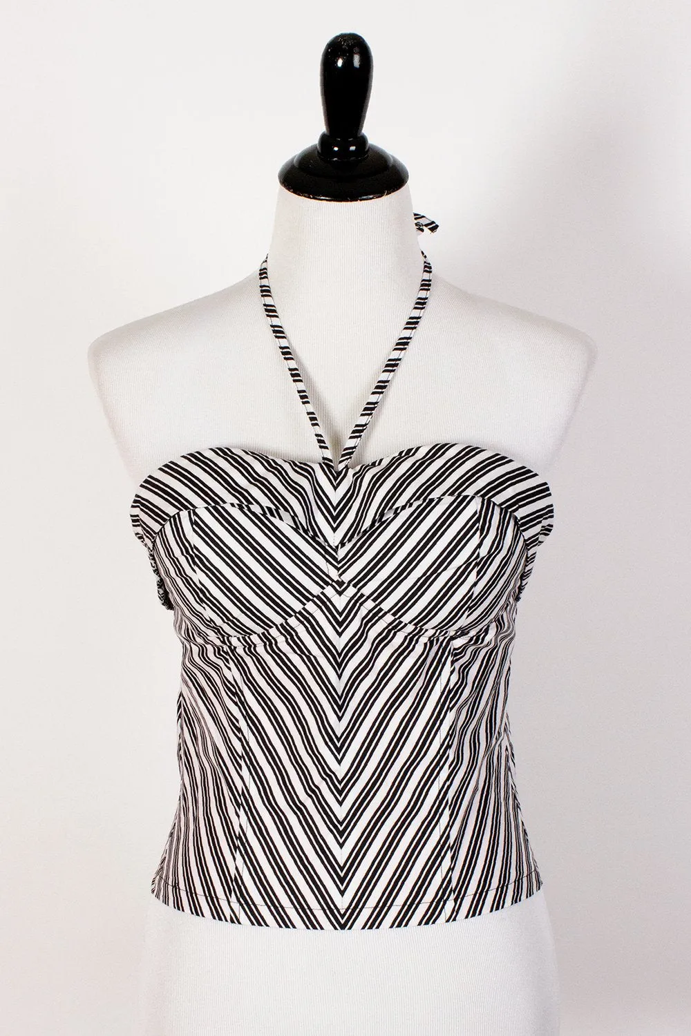 Parade on the Prado Vamp Bustier Top - FINAL SALE