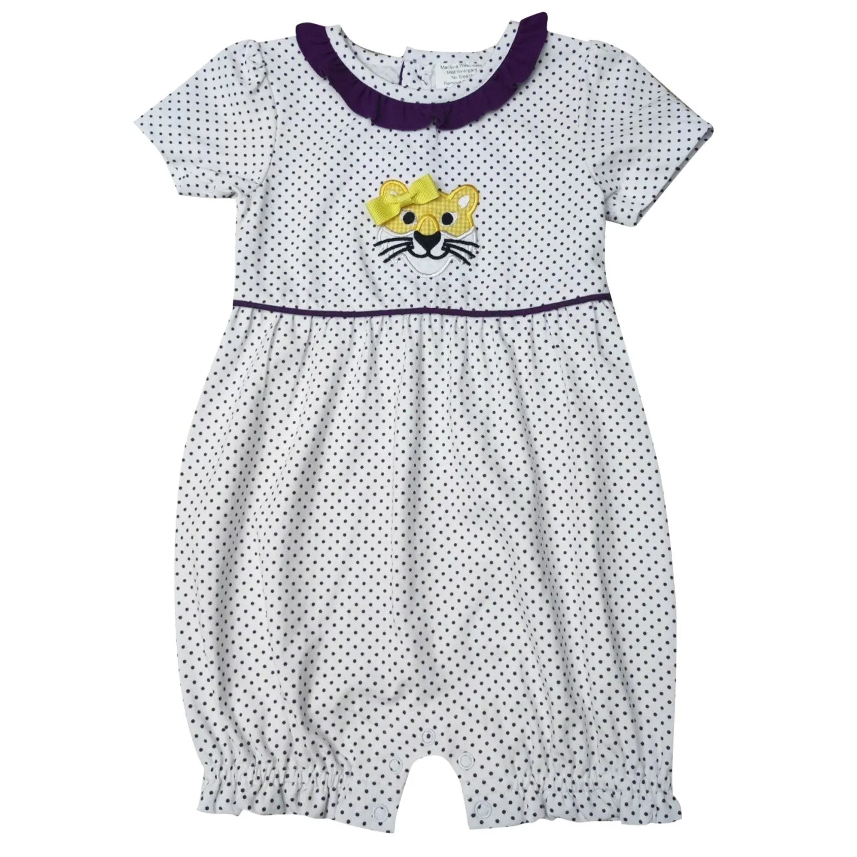 Purple Tiger Ruffle Bubble