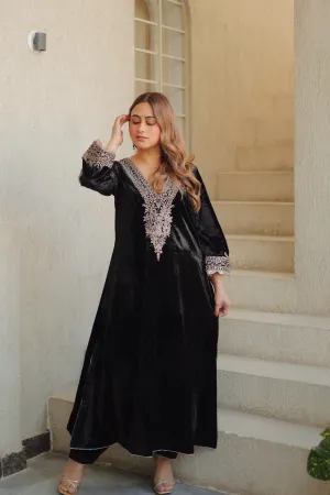 rasha-long a-line chauga with salwar
