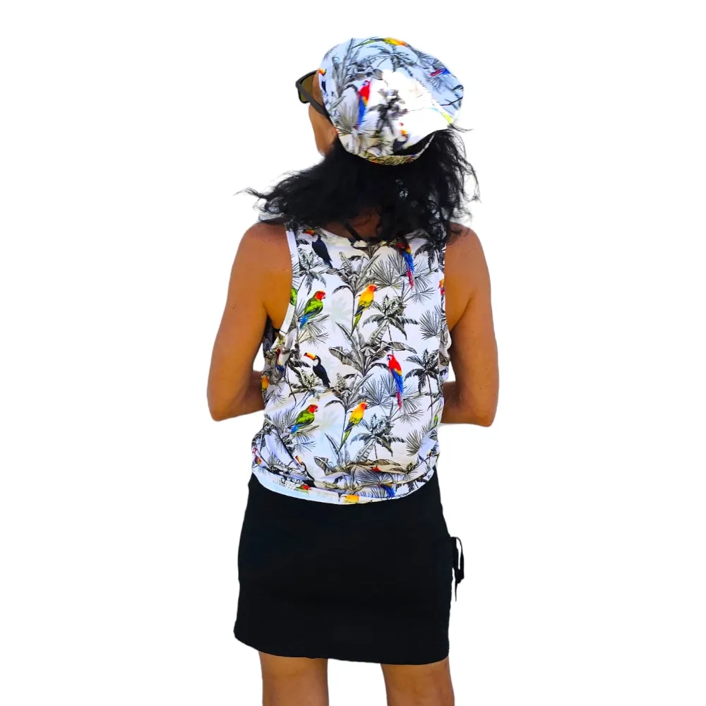 Skort Black Soft Sustainable Bamboo Fabric