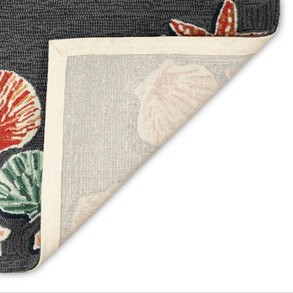 Trans-Ocean FRONTPORCH Indoor/Outdoor Hand Tufted  Durable Area Rug  - Denim