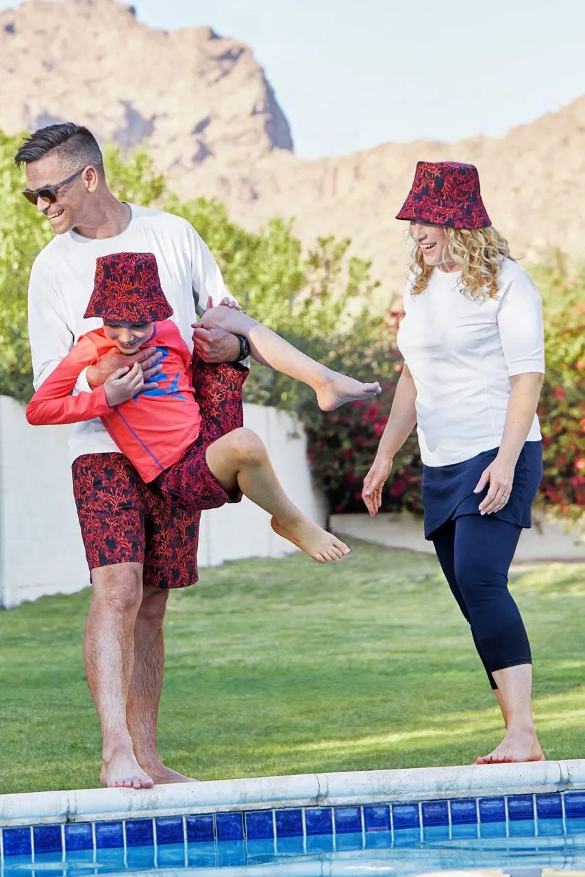 Women's Kahula Skirted Swim Capris   |  Navy
